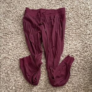lululemon athletica Burgundy Track Pants